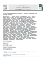 COVID-19 stressors and health behaviors: A multilevel longitudinal study across 86 countries