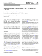 Higher-order soft and virtual corrections in pp→γW production at the LHC