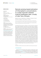 Remote sensing-based estimation of Chlorophyll-a concentrations in a water hyacinth-infested tropical headwaters lake: a study of Lake Tana, Ethiopia