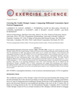 Growing the Youth Olympic Games: Comparing Millennial Generation Sport Festival Engagement
