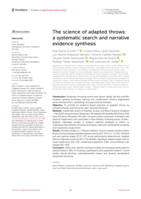 The science of adapted throws: a systematic search and narrative evidence synthesis