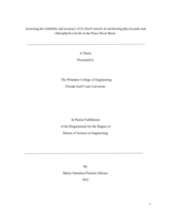 Assessing the reliability and accuracy of In-Situ® sensors in monitoring phycocyanin and chlorophyll-α levels in the Peace River Basin
