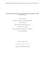 Enhancing Hypertension Management: The Impact of Digital Text Reminders on Blood Pressure Therapy