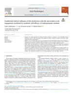 Conditional indirect influence of the satisfaction with life and student work engagement mediated by academic self-efficacy of undergraduate students