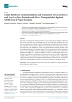 Green Synthesis Characterization and Evaluation of Senna italica and Vepris reflexa Extracts and Silver Nanoparticles Against SARS-CoV-2 PLpro Enzyme