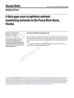 A data gaps score to optimize nutrient monitoring networks in the Peace River Basin, Florida