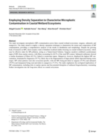 Employing Density Separation to Characterise Microplastic Contamination in Coastal Wetland Ecosystems