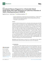 Periodontal Disease Diagnosis by a Chemically Etched Single-Mode Fiber-Optic Biosensor for Label-Free Detection of Matrix Metalloproteinase-8 (MMP-8)