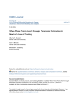 When Three Points Aren't Enough: Parameter Estimation in Newton's Law of Cooling